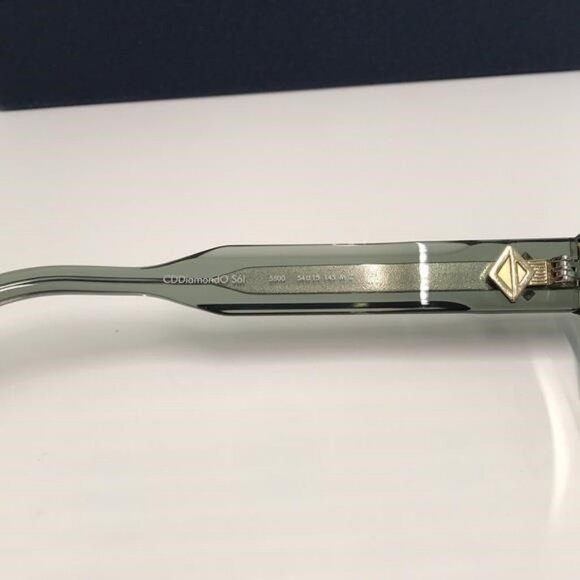 New Authentic Dior Square/Rectangle Green  CD DIAMONDO S61 - Picture 12 of 13